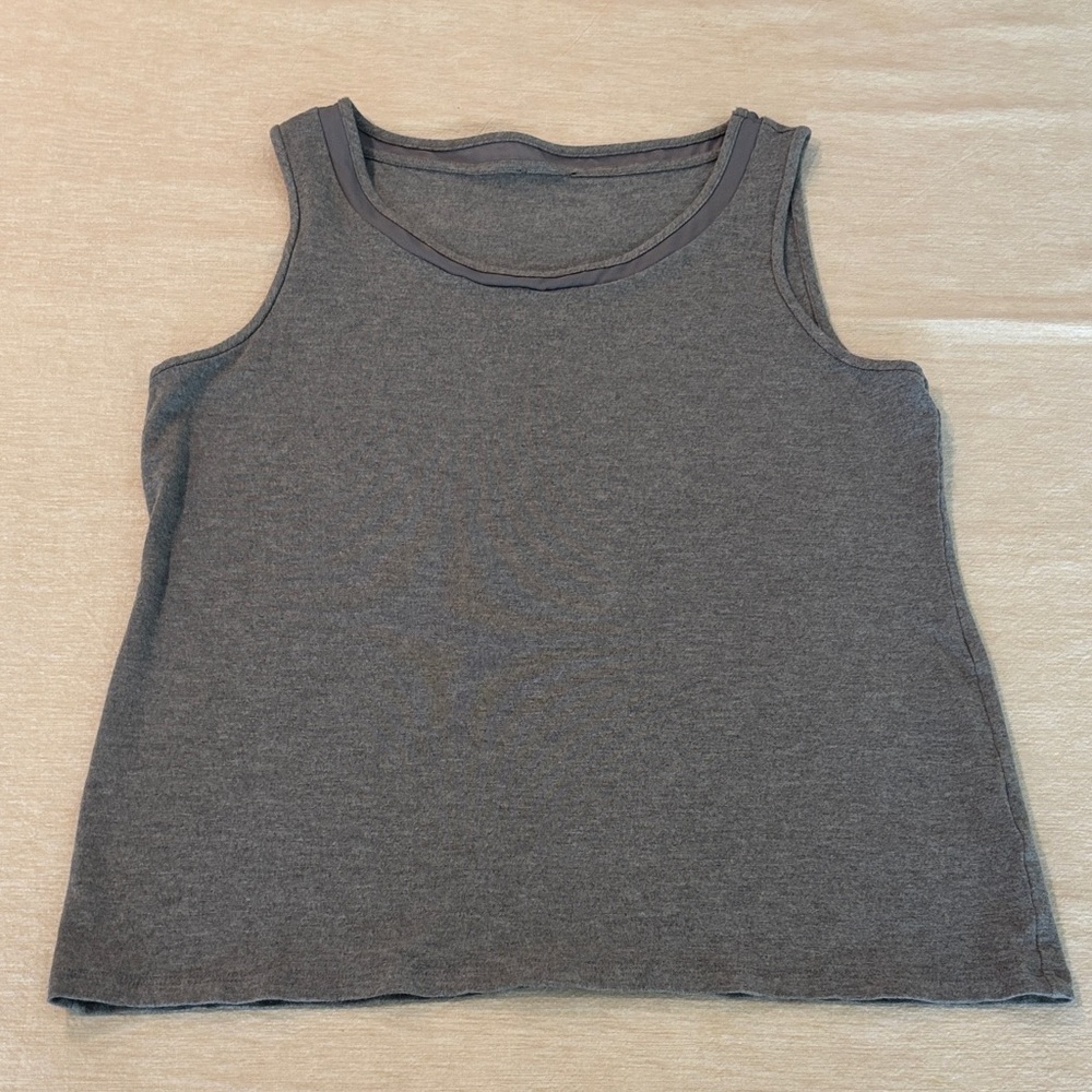 Gray Sleeveless Women's Top